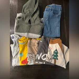 Boys mix and match outfits